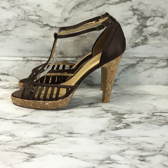 BCBGirls Ankle Strappy Heels Sandals Open Toe - Picture 2 of 12